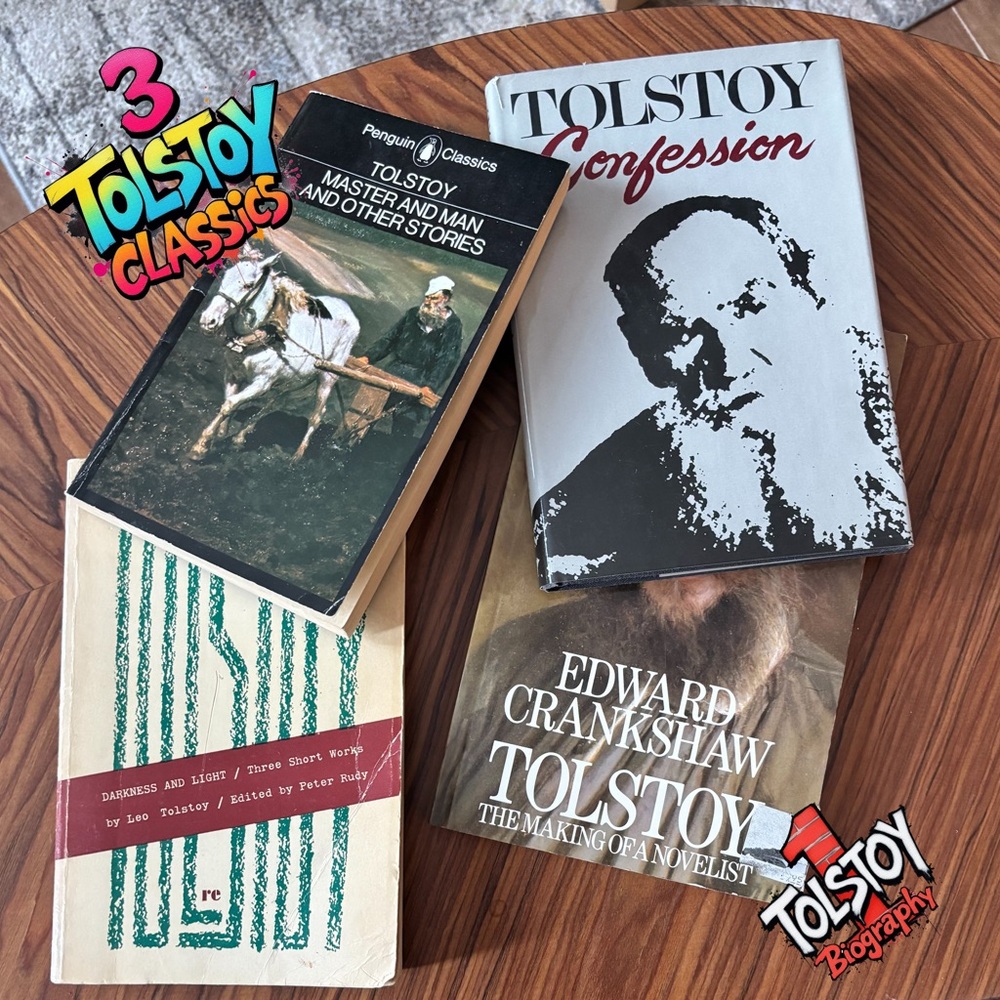 3 TOLSTOY Works/1 Biography As Listed